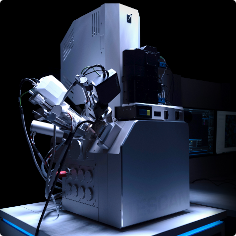 Full RISE Raman microscope view on TESCAN TIMA