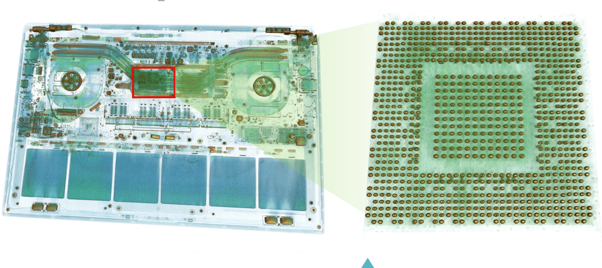 Inspect Full Devices and Zoom into Component-Level Defects