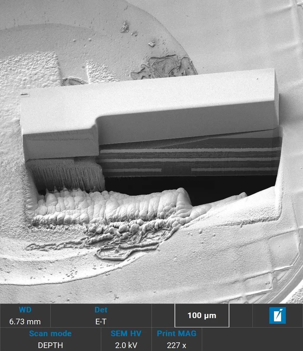 Expose Sensor Structures with Mask-Assisted Plasma FIB