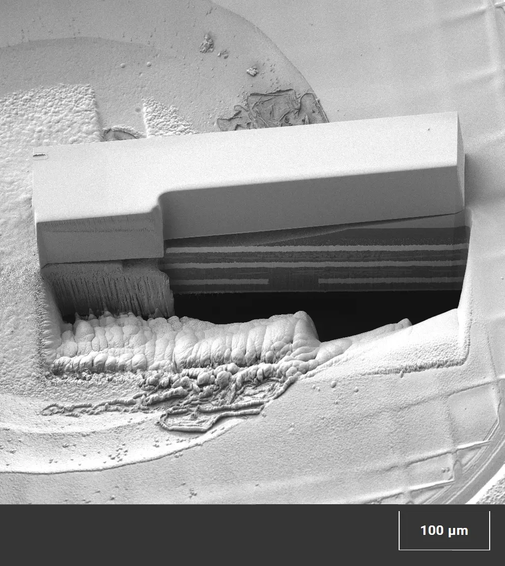 Expose Sensor Structures with Mask-Assisted Plasma FIB