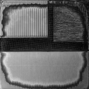1_Delayering of Input-Output area with thick metal lines_1x-3-1