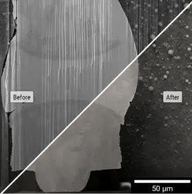 Eliminate Curtaining in Flip-Chip Cross Sections
