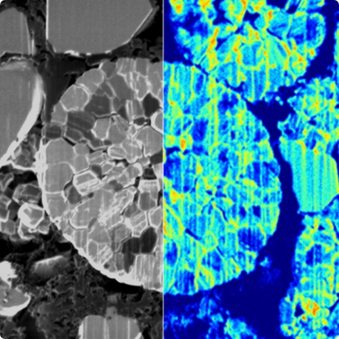 Correlative FIB imaging and ToF-SIMS of NMC particles