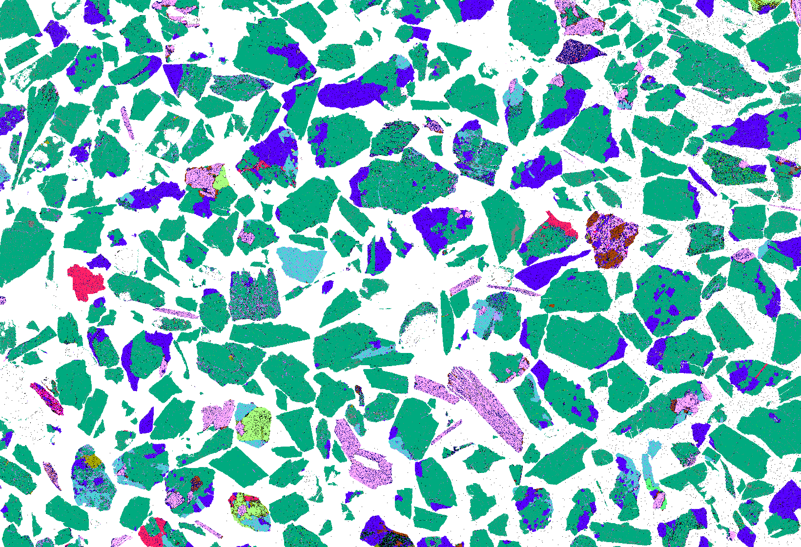 Tescan TIMA liberation degree and grain size analysis using texture-based particle classification for lithium ore processing