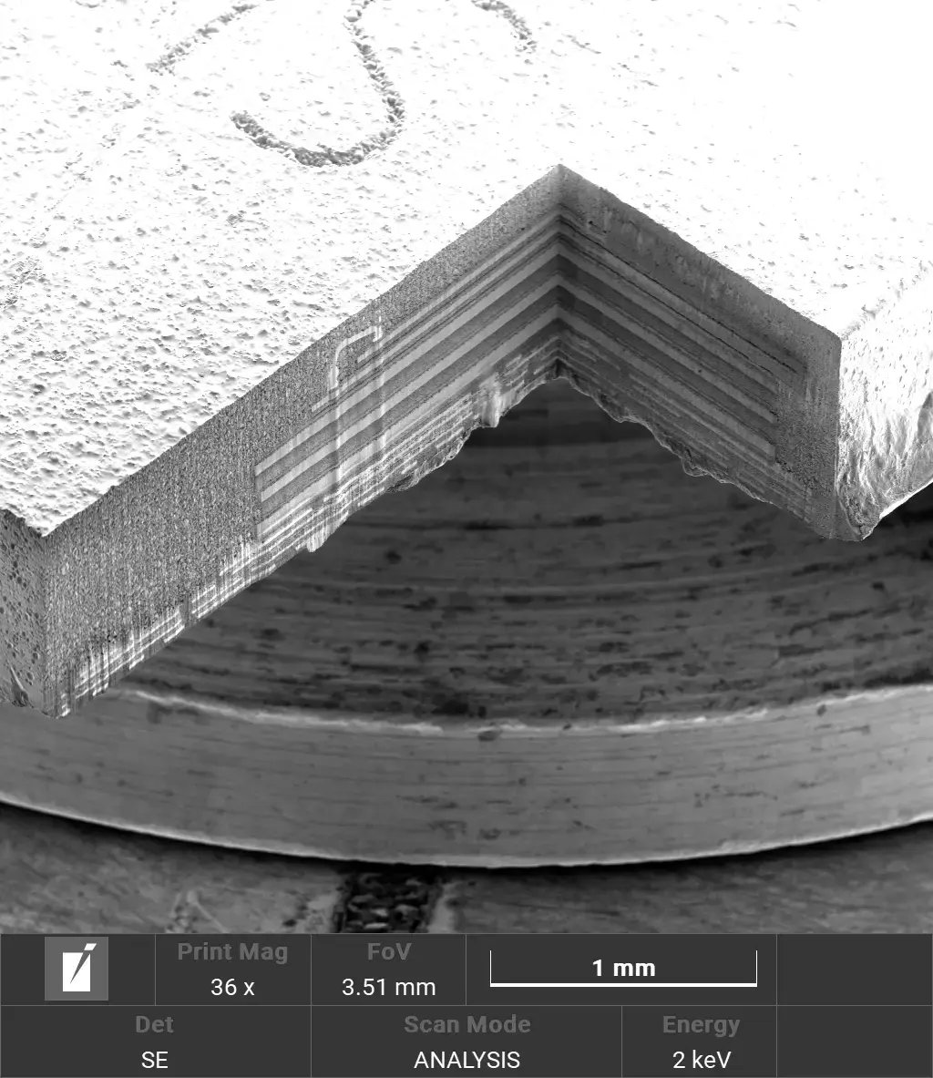 2_Laser milling through entire stack of memory dies_1x-2-1