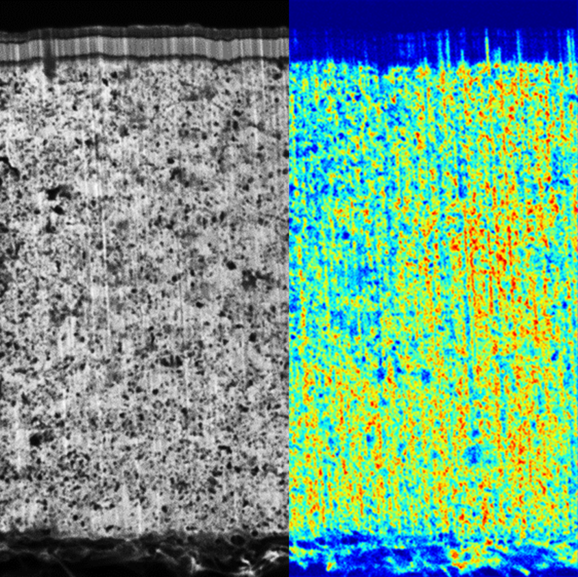 Topography and Lithium Distribution Correlation in Cathode