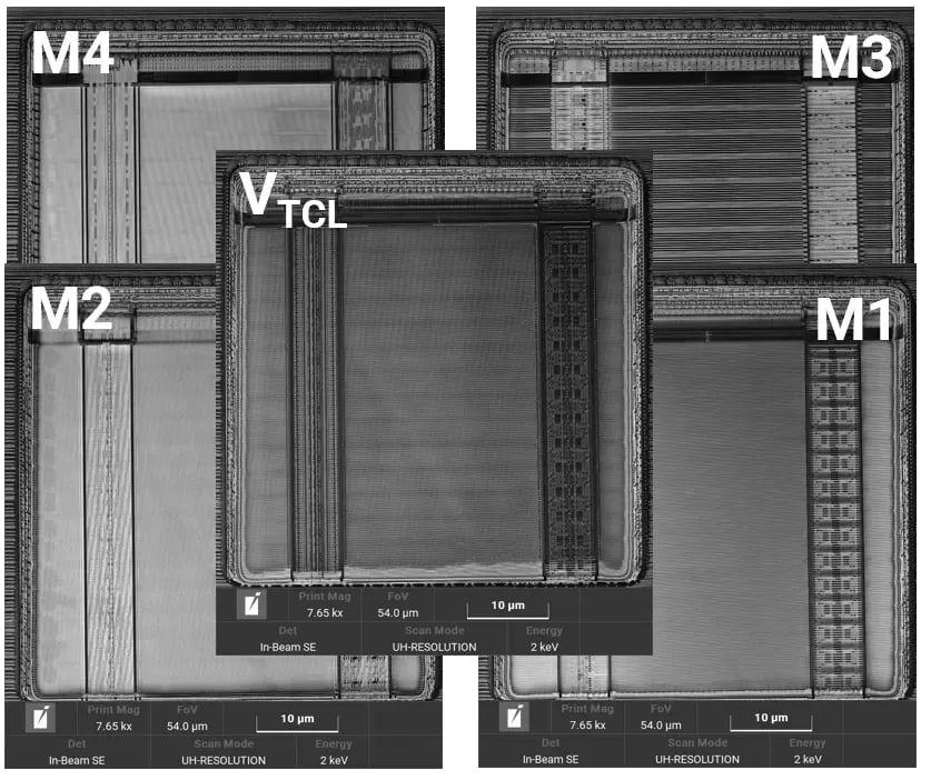 Remove Upper Metal Layers with Uniform Precision