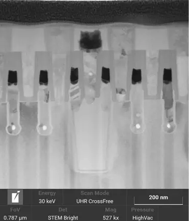 Visualize Subtle DRAM Features with STEM Bright Field Imaging