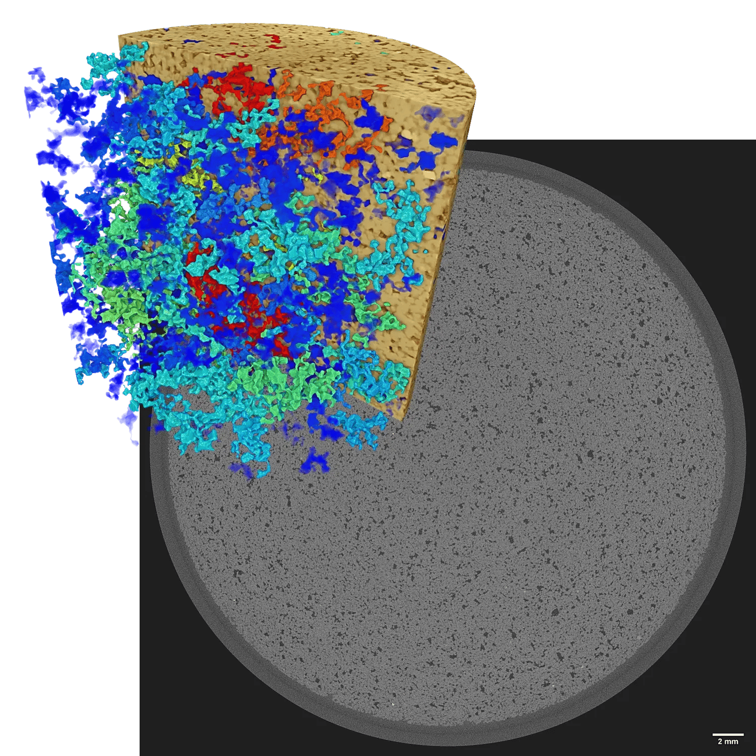 5_oil distribution in 1.5inch sandsotne plug