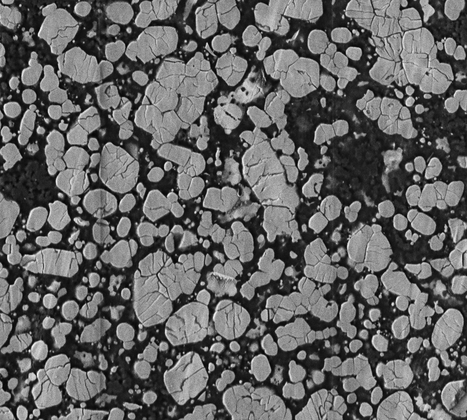 Degraded Cathode Particle Morphology in Solid-State Matrix
