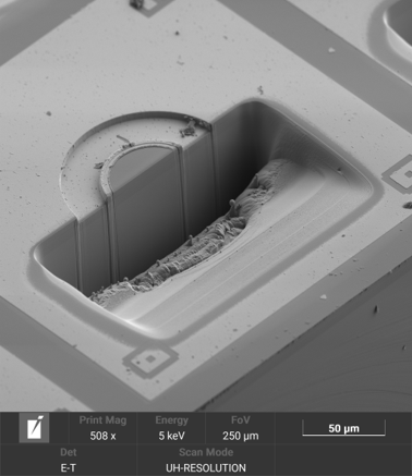 Cross-Section Without Protective Coating