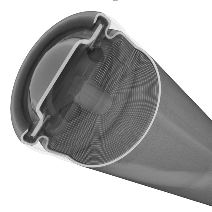 Cylindrical lithium-ion battery non-destructive TESCAN study