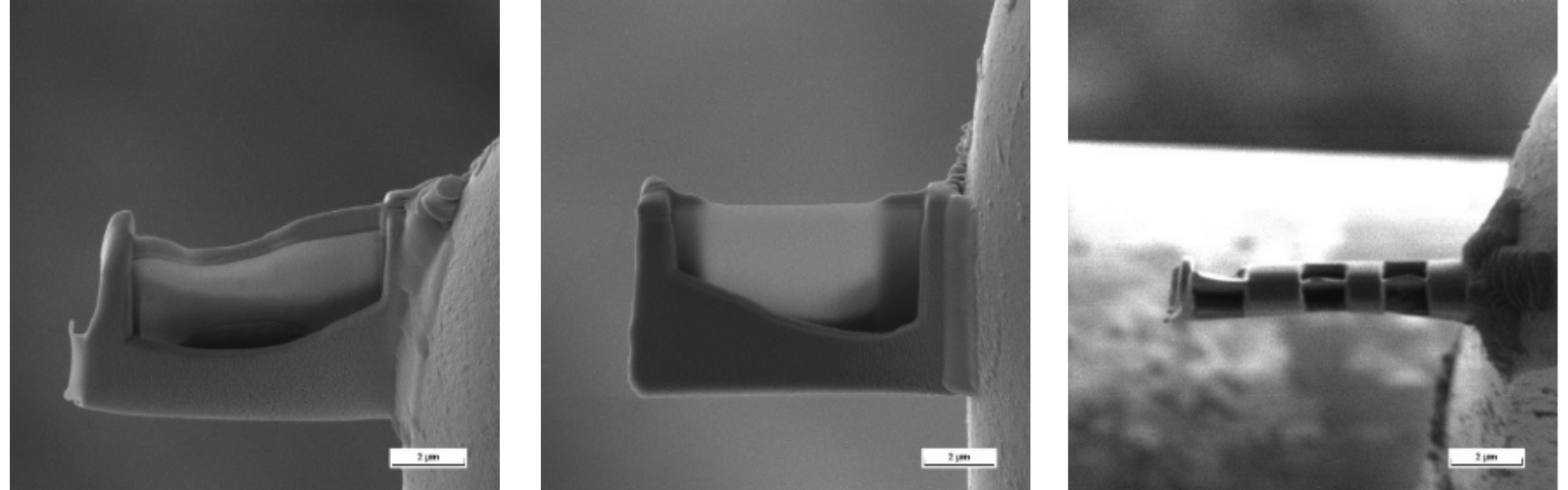 TEM lamella thickness vs. width