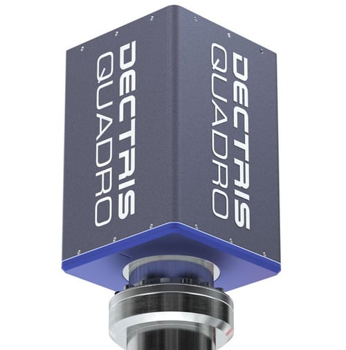 Dectris Quadro, a direct electron diffraction camera ideally suited for precession-assisted 4D-STEM applications.