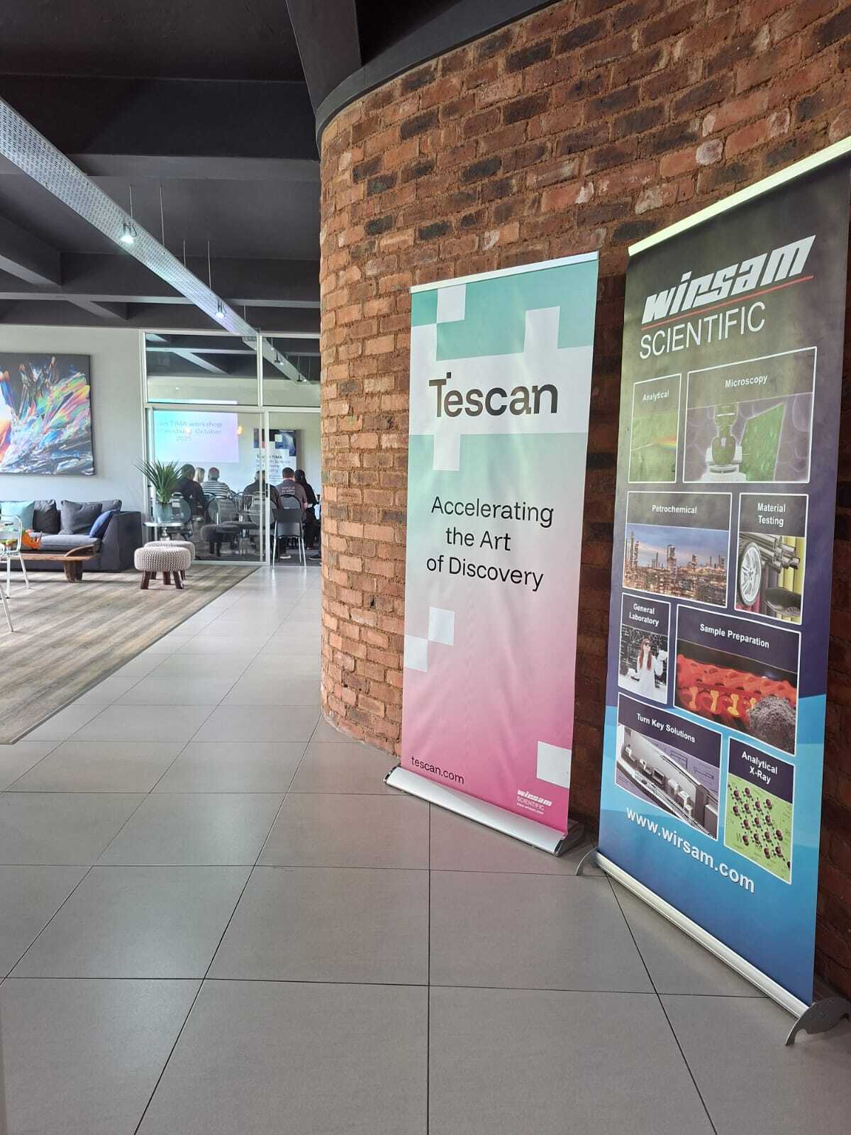 TIMA users attending Tescan Mineralogy Workshop hosted at Wirsam Scientific, Johannesburg