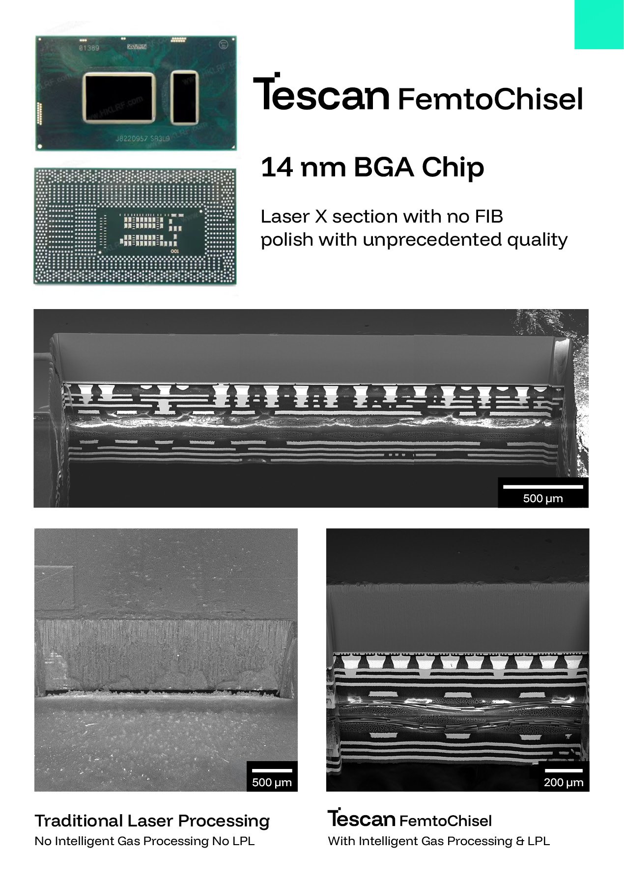Tescan FemtoChisel process