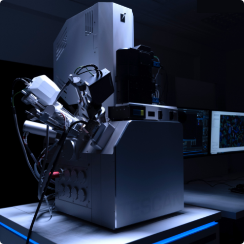 Full view of TESCAN TIMA with Raman microscope