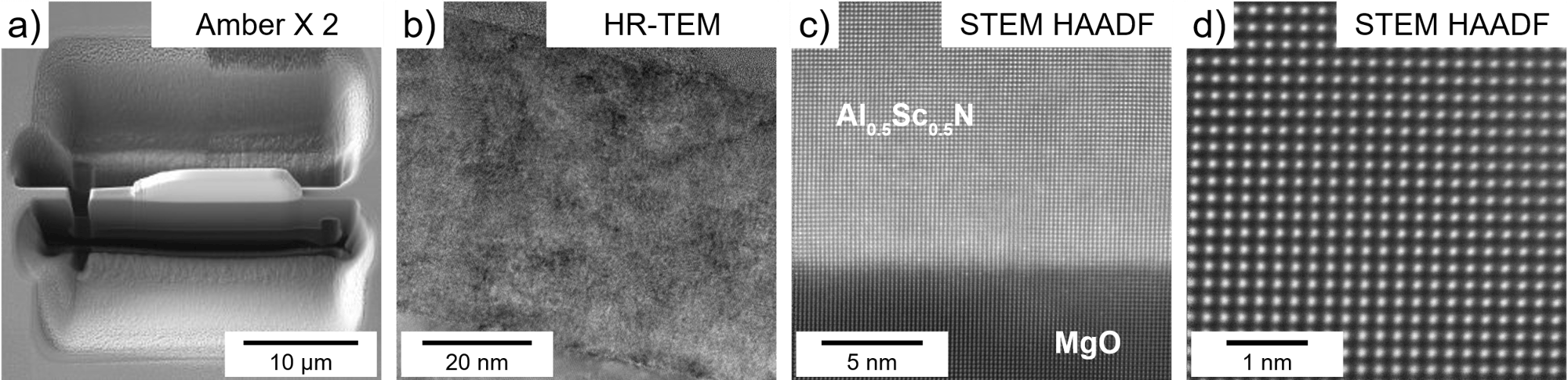 TEM lamella prepared with TESCAN AMBER X 2 Plasma FIB-SEM showing site-specific sample ready for lift-out and thinning