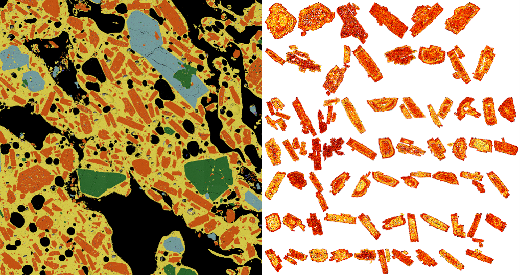 Virtual Extraction of Mineral Grains